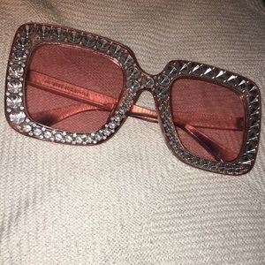 PINK BLING SUNGLASSES